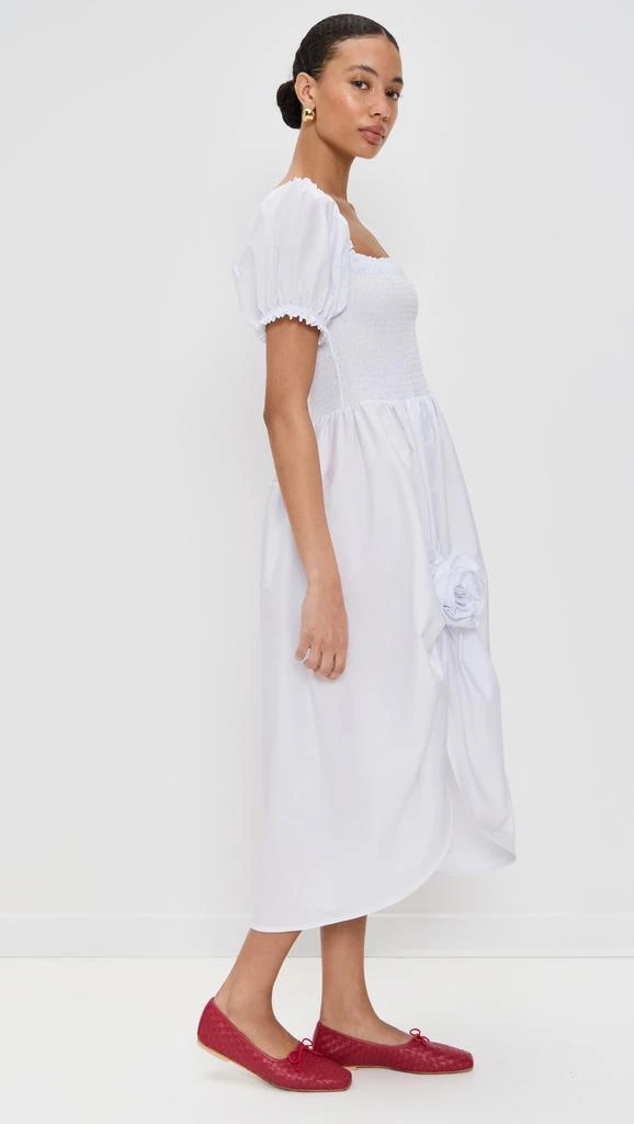 Sleeper Brigitte Cotton Dress with Rose Detail 3