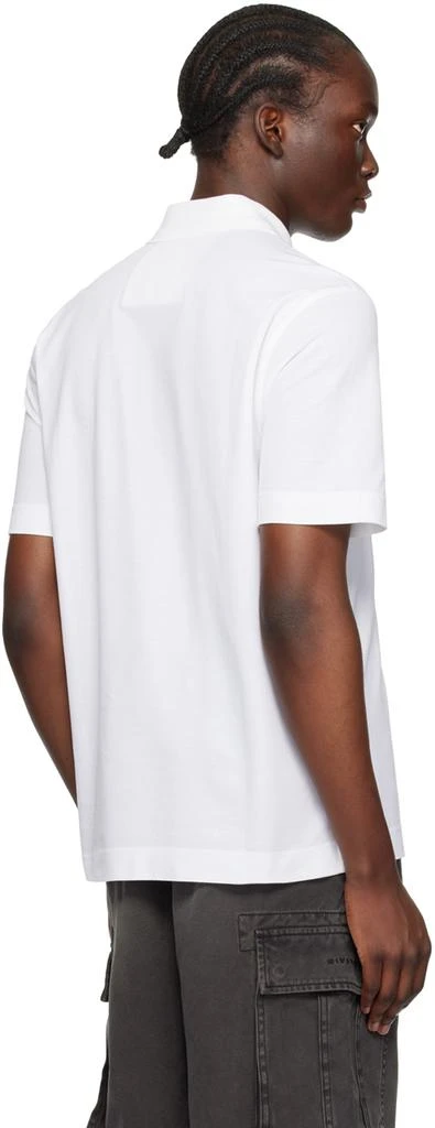 Givenchy White Tie Clip Polo 3
