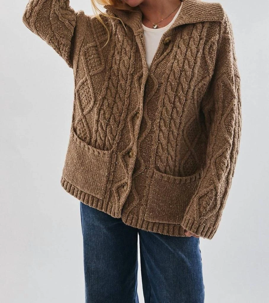 LE LIS Le Lis - Front Pocket Oversized Cardigan