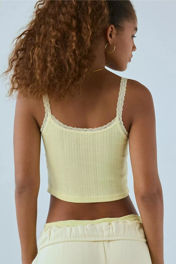 Out From Under Out From Under Angie Pointelle Cropped Cami 5