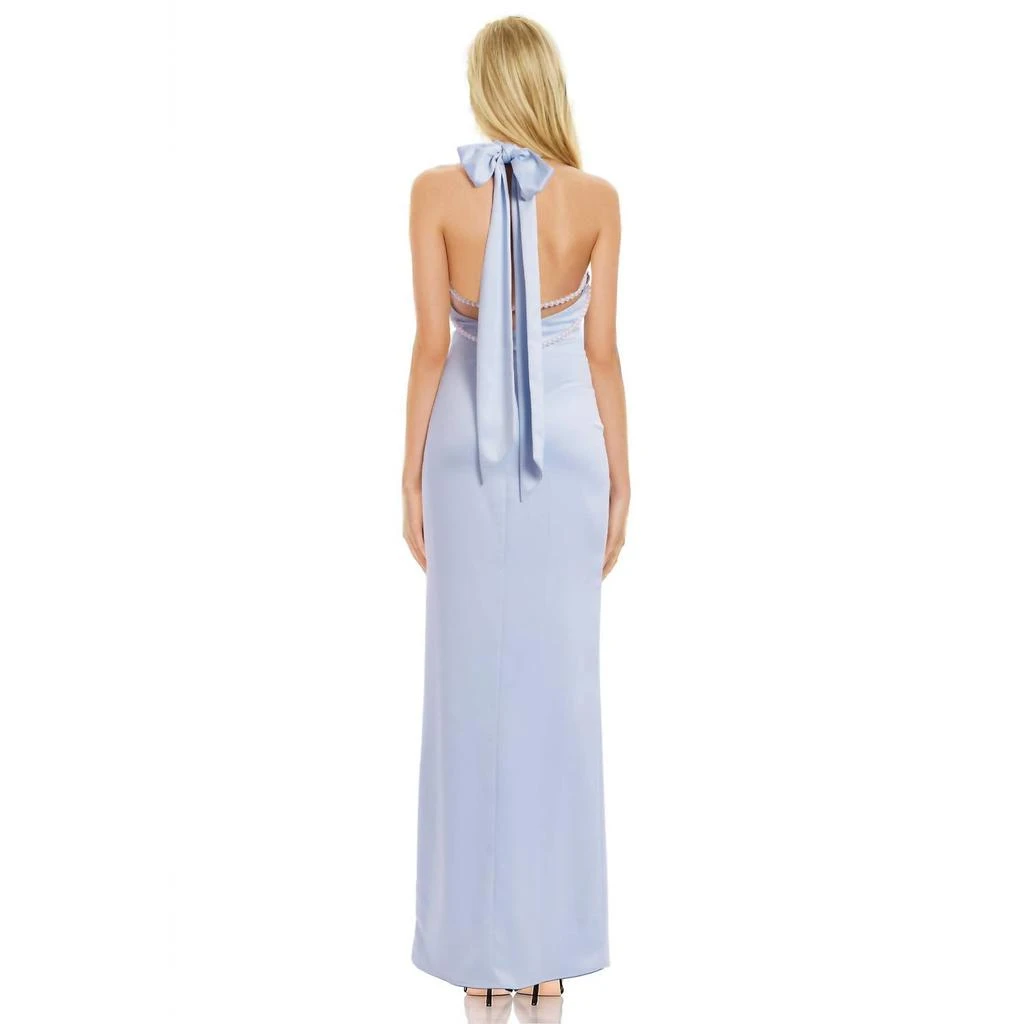 Badgley Mischka - Daley Halter Neck Gown  On Sale Now with Up to 62% Off |  Discover Exclusive Deals & Savings at BeyondStyle  Authentic Badgley  Mischka women > dresses >