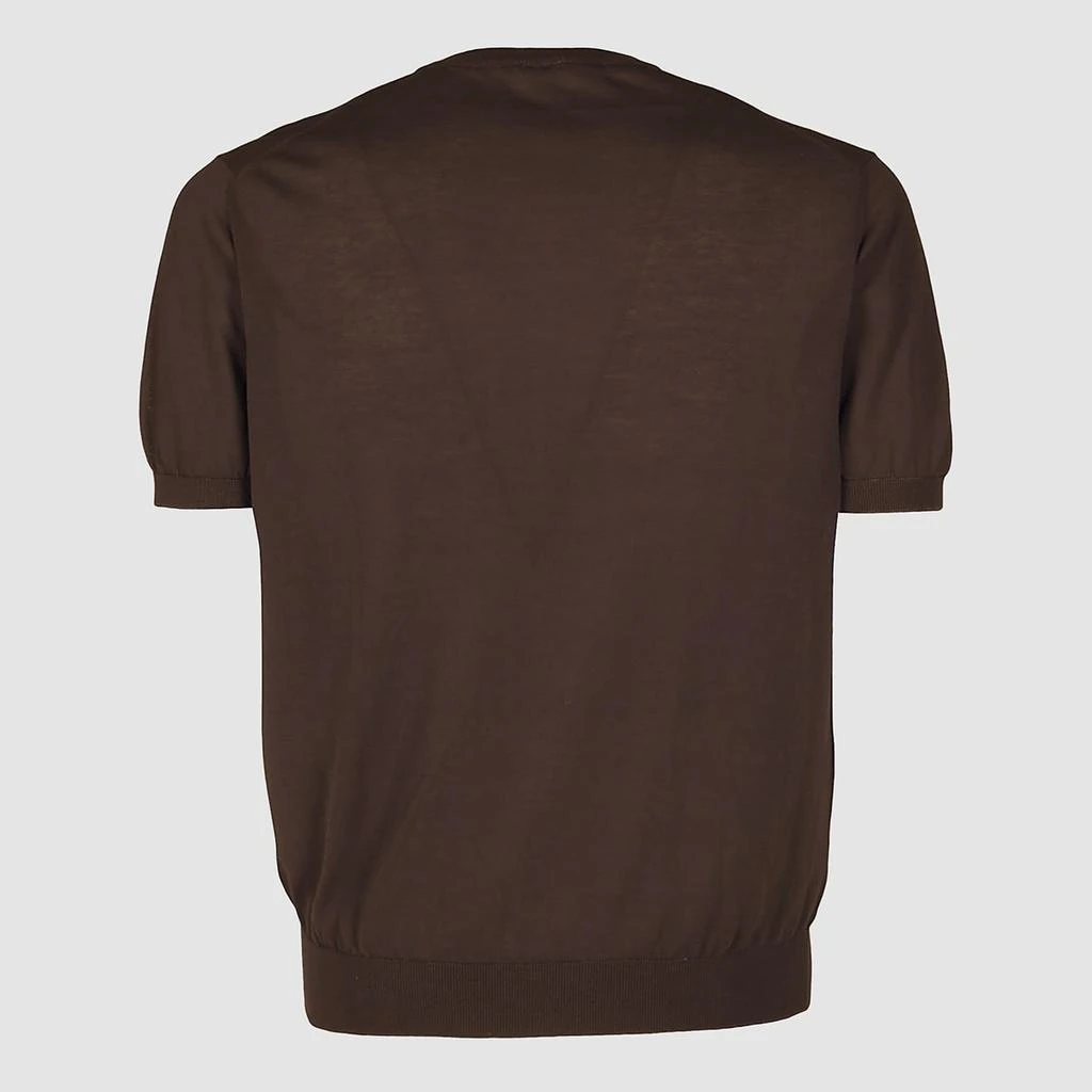 MALO Brown Cotton T-shirt 2