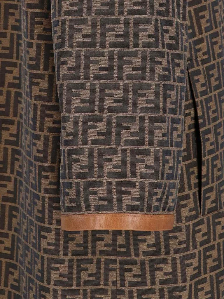 Fendi Fendi FF Logo Jacquard Reversible Trench Coat 6