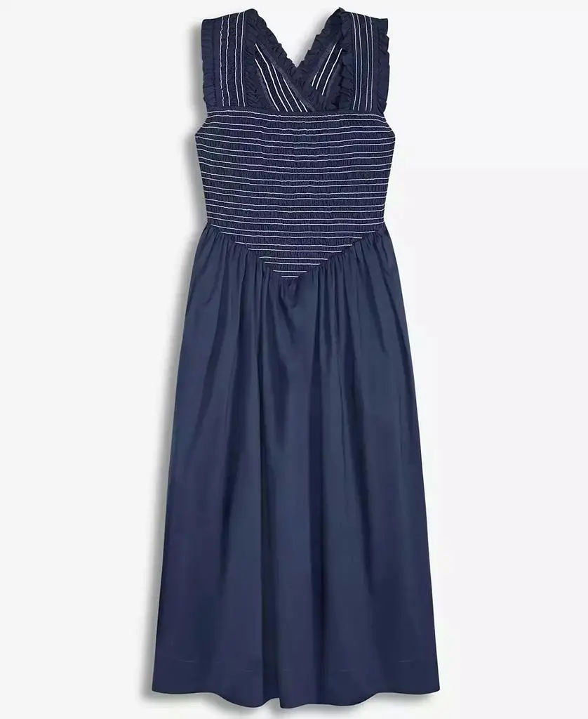 On 34th Women's Cotton Smocked Cross-Back Maxi Dress, Macy's Exclusive 6
