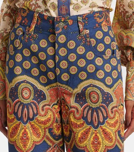 Valentino Voyage Imaginaire wide-leg jeans 4