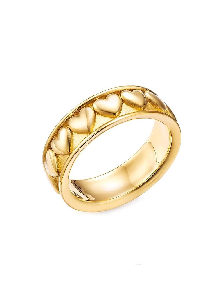 Temple St. Clair Florence86 18K Yellow Gold Heart Ring