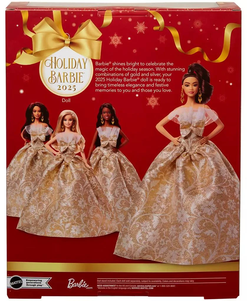 Barbie 2025 Holiday BARBIE Doll Light Brown Hair 6