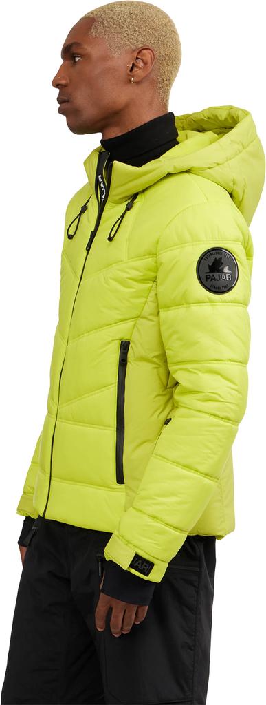 Shop Thebe Mixed Media Ski Jacket with Fixed Hood - Men's on Sale