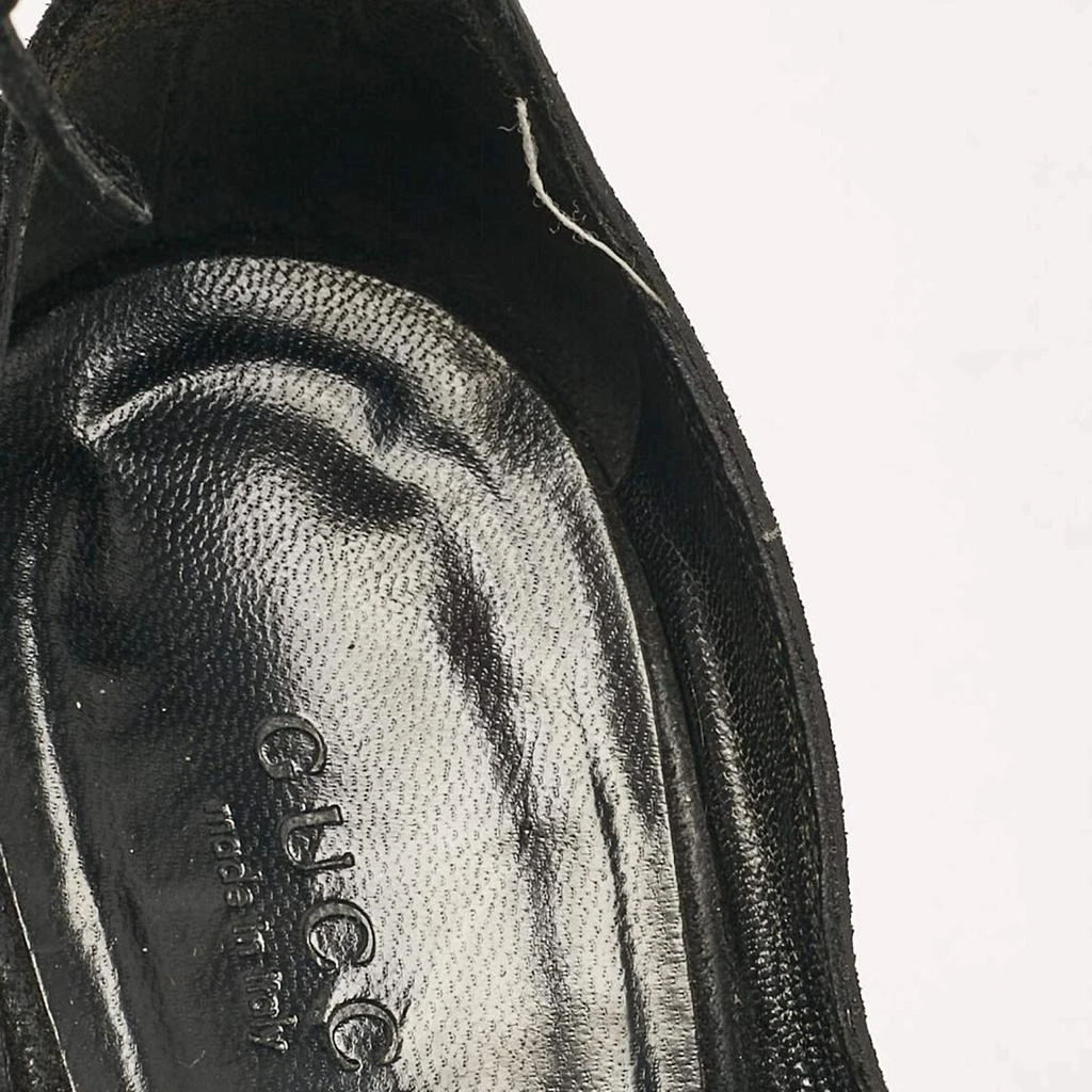 Gucci Gucci Black Suede Wedge Pumps Size 38 10