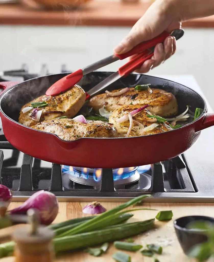 Rachael Ray Nitro Cast Iron 12" Skillet 9