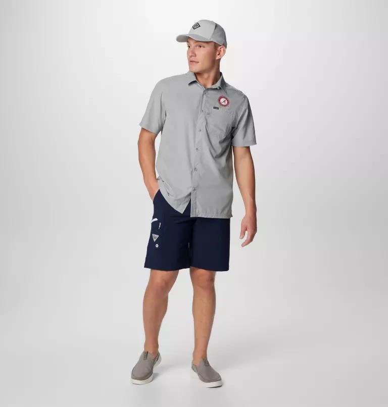 Columbia Columbia Men's Collegiate PFG Slack Tide  Camp Shirt - Alabama- 3