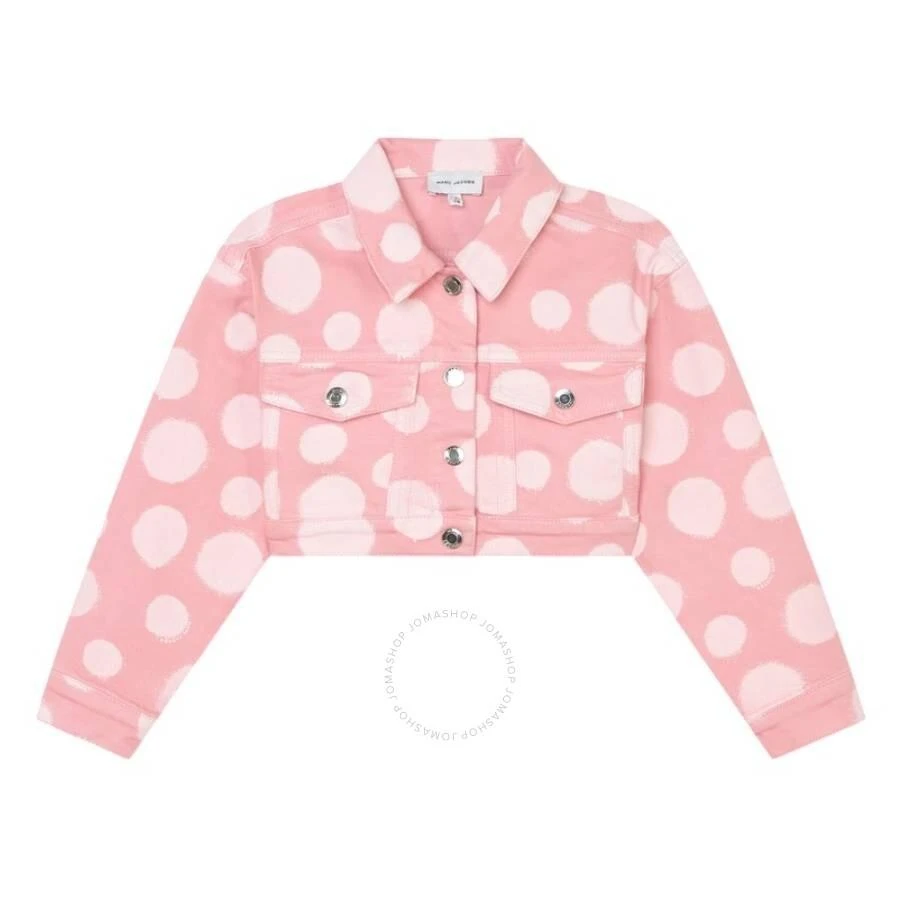 Marc Jacobs Girls Polka-Dot Cotton Denim Jacket 1