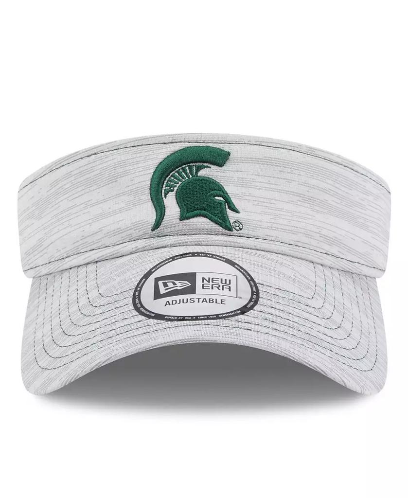 New Era Men's Gray Michigan State Spartans Logo Adjustable Visor