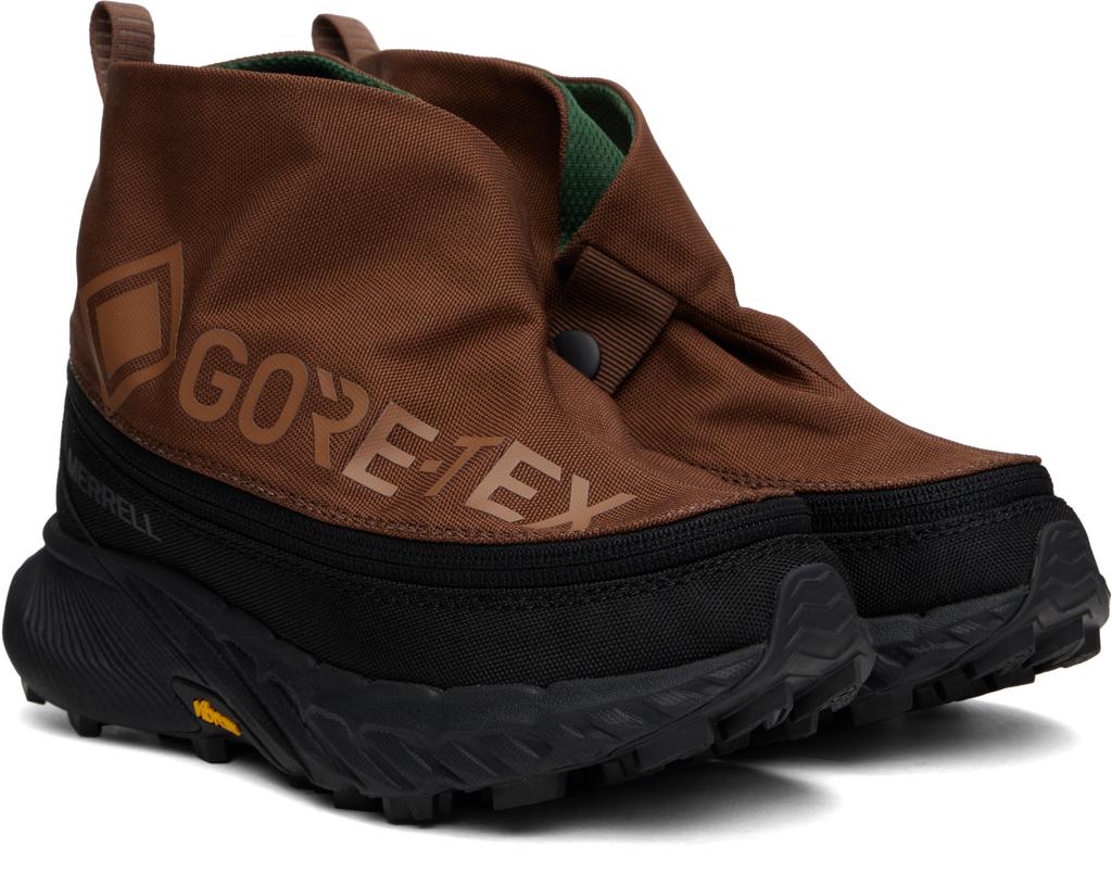 Shop Brown & Green Agility Peak 5 GTX Zip Sneakers on Sale at