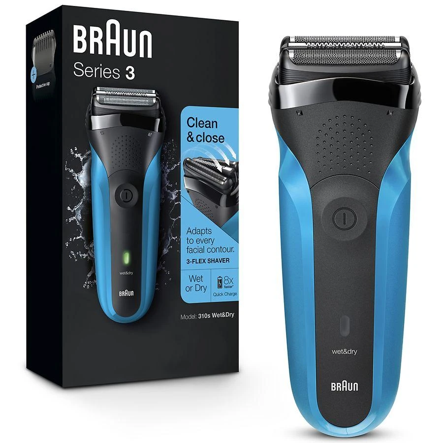 Braun Series 3 310s Rechargeable Wet & Dry Mens Electric Shaver