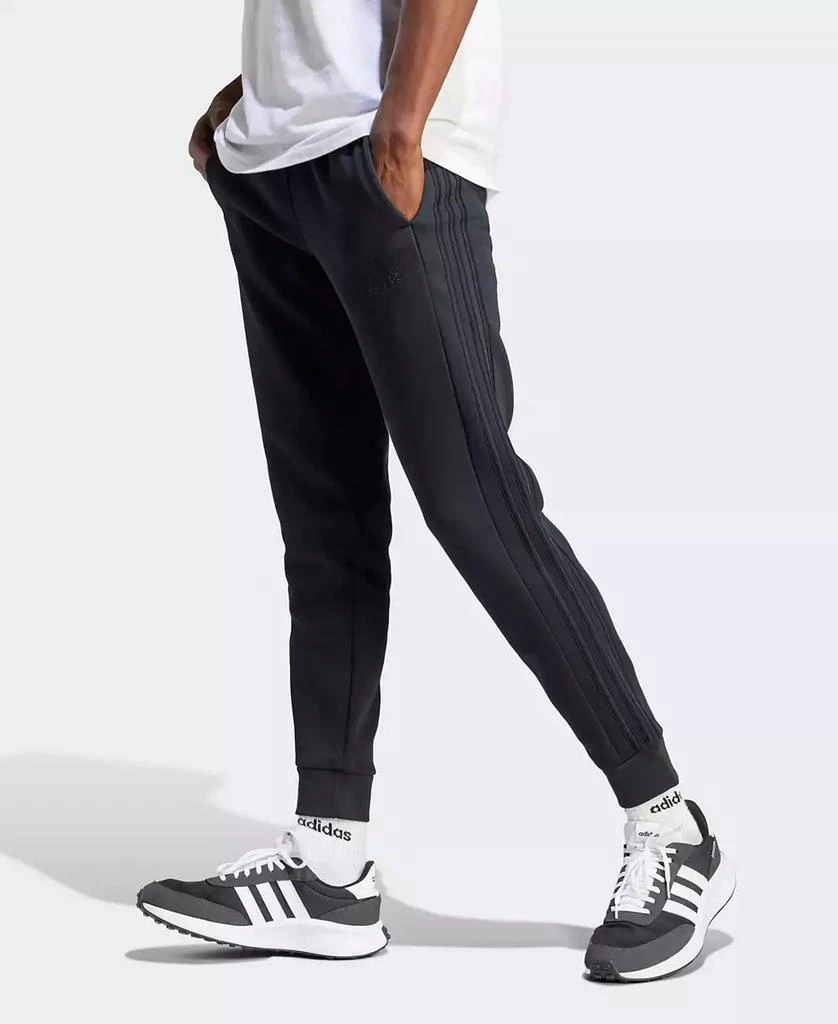 Adidas Men's Essentials 3-Stripes Tapered Cuff Training Pants 1