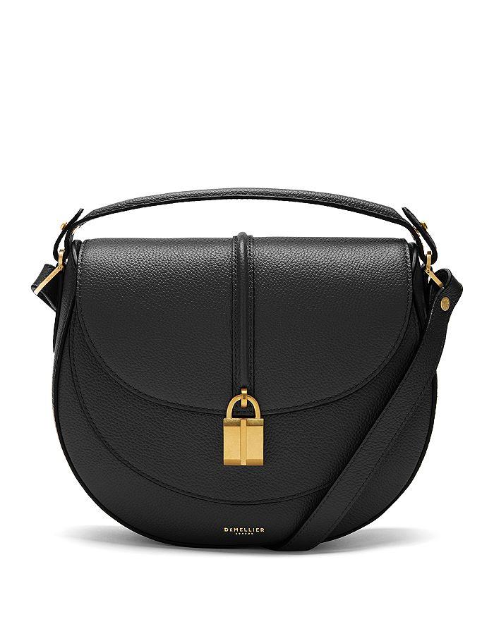 Demellier Siena Small Leather Saddle Bag