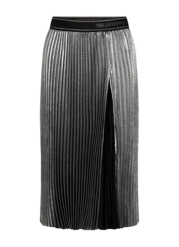 Karl Lagerfeld Paris Foil Pleated Skirt 1