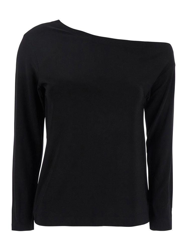 Norma Kamali Norma Kamali Drop Shoulder Long-Sleeve Top