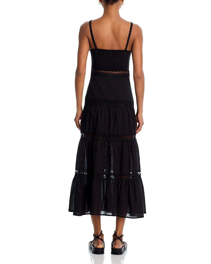 AQUA Lace Inset Midi Dress - Exclusive 4