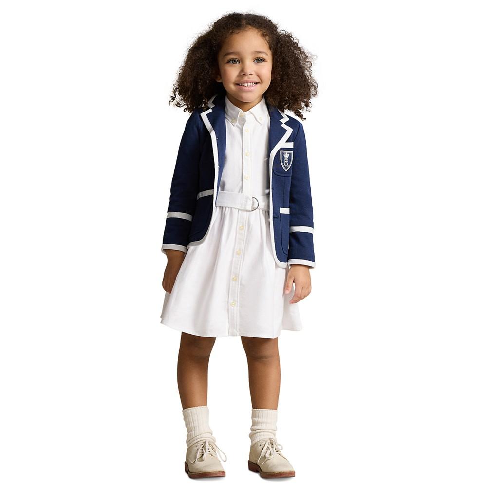 Polo Ralph Lauren Toddler and Little Girls Belted Cotton Oxford Shirtdress