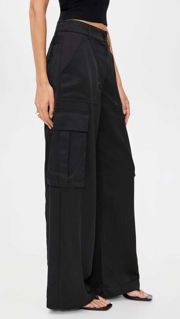 Susana Monaco Satin Cargo Pants 3
