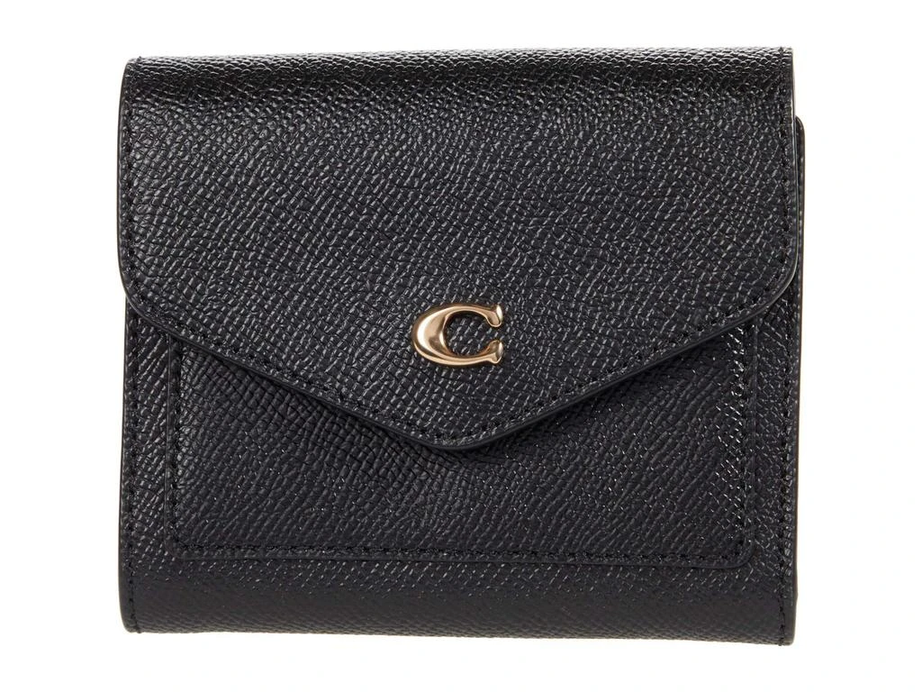 Coach Cross Grain Leather Wyn Small Wallet 1