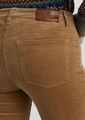 Ralph Lauren Ralph Lauren Stretch Corduroy Mid Rise Straight Pants 3