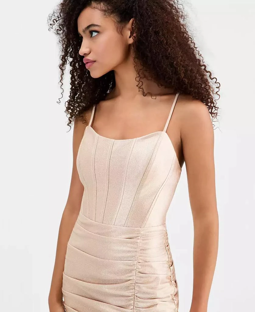 KATIA RAE Juniors' Sleeveless Glitter-Knit Gown - Dresses & Skirts - Free Shipping - BeyondStyle KATIA RAE Juniors' Sleeveless Glitter-Knit Gown - Dresses & Skirts - Free Shipping - BeyondStyle