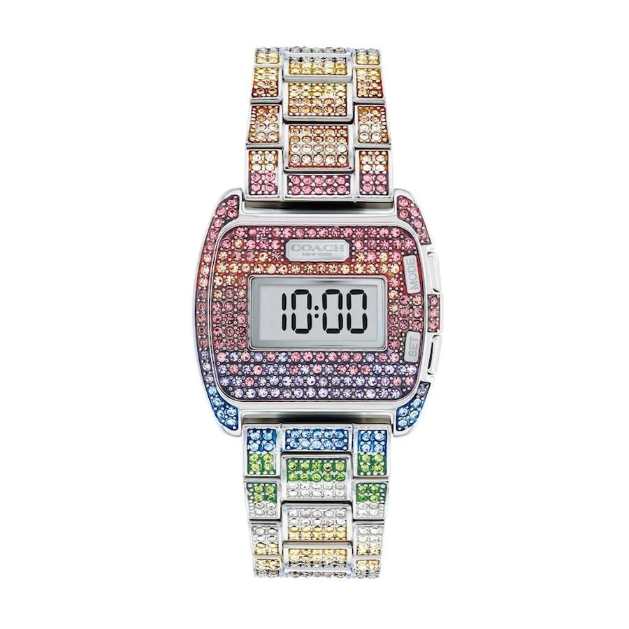 Coach Darcy Rainbow Crystal Accent Quartz Digital Ladies Watch 14504133 1
