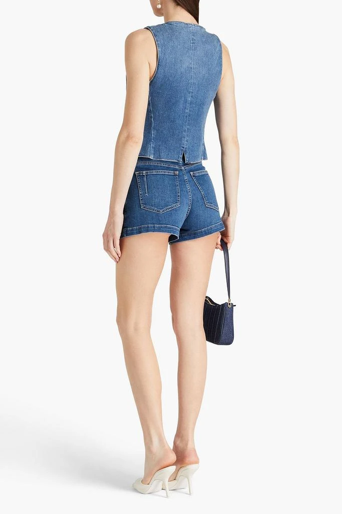 Derek Lam Button-detailed denim shorts 3