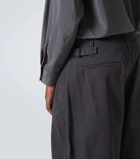 Lemaire Maxi pleated cotton twill pants 5