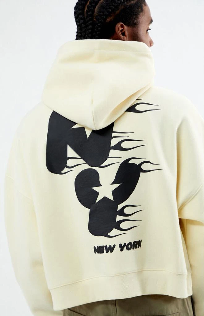 PacSun Fiery NY Cropped Hoodie 2