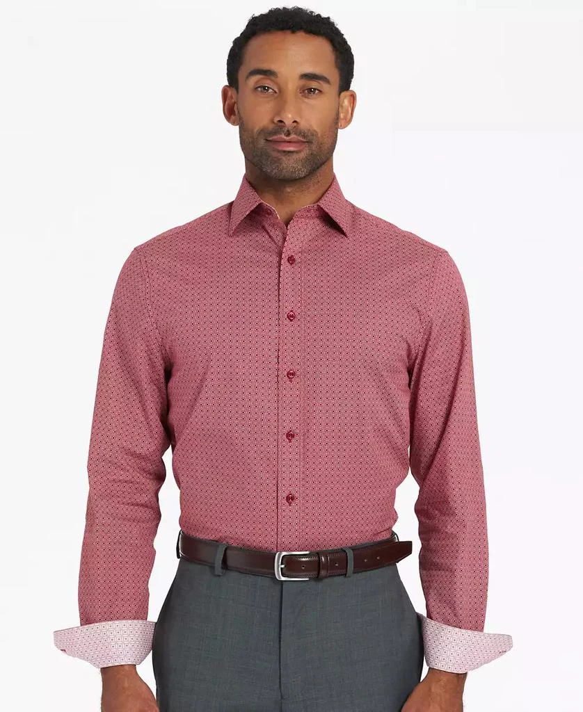 Nick Graham Men's Modern-Fit Medallion Tile Dress Shirt 5