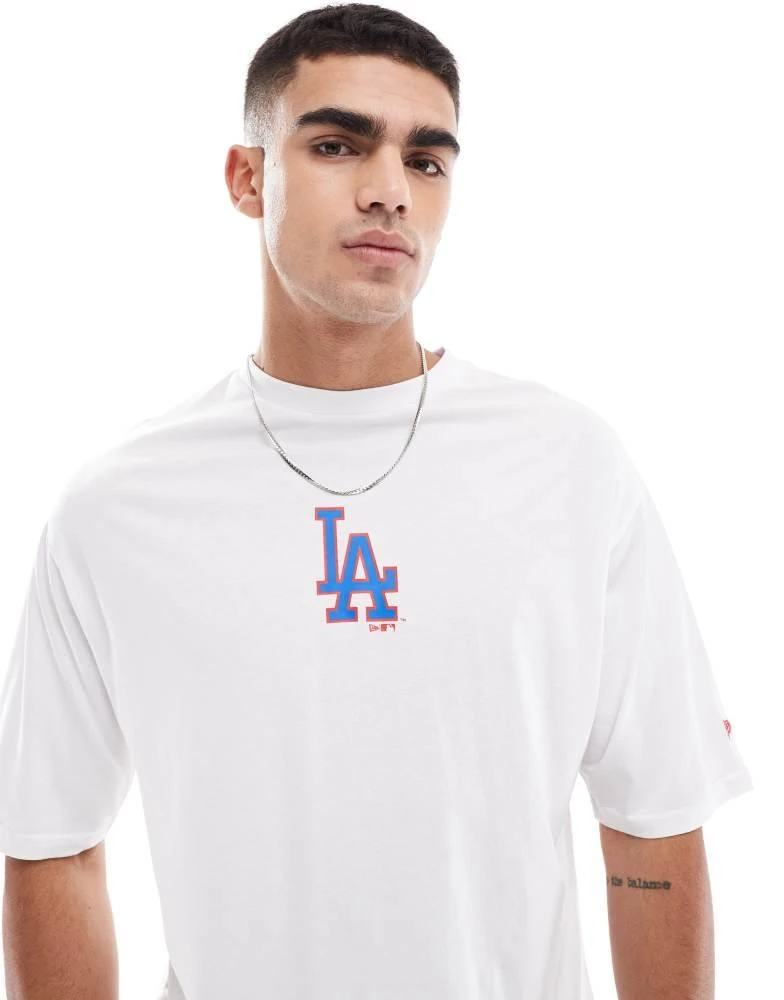 New Era New Era LA Dodgers world series t-shirt in white 2
