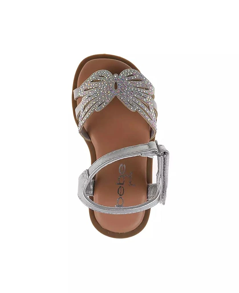 Bebe Toddler Girls Heat Seal Rhinestones Sandals 6