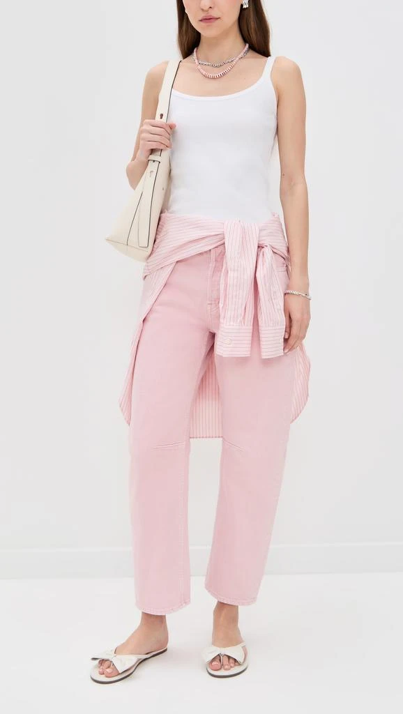 Madewell 5 Pocket Darted Barrel Leg Jeans 4
