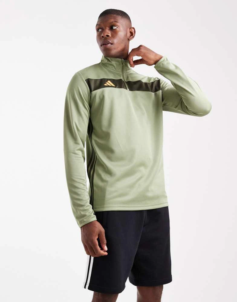 Adidas adidas Football Tiro 25 essentials training top in tent green / night cargo / imp 1