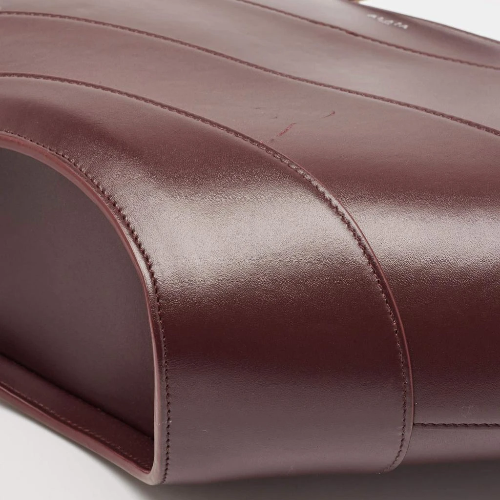 Alaia Alaia Burgundy Leather Large Khaima Tote 13