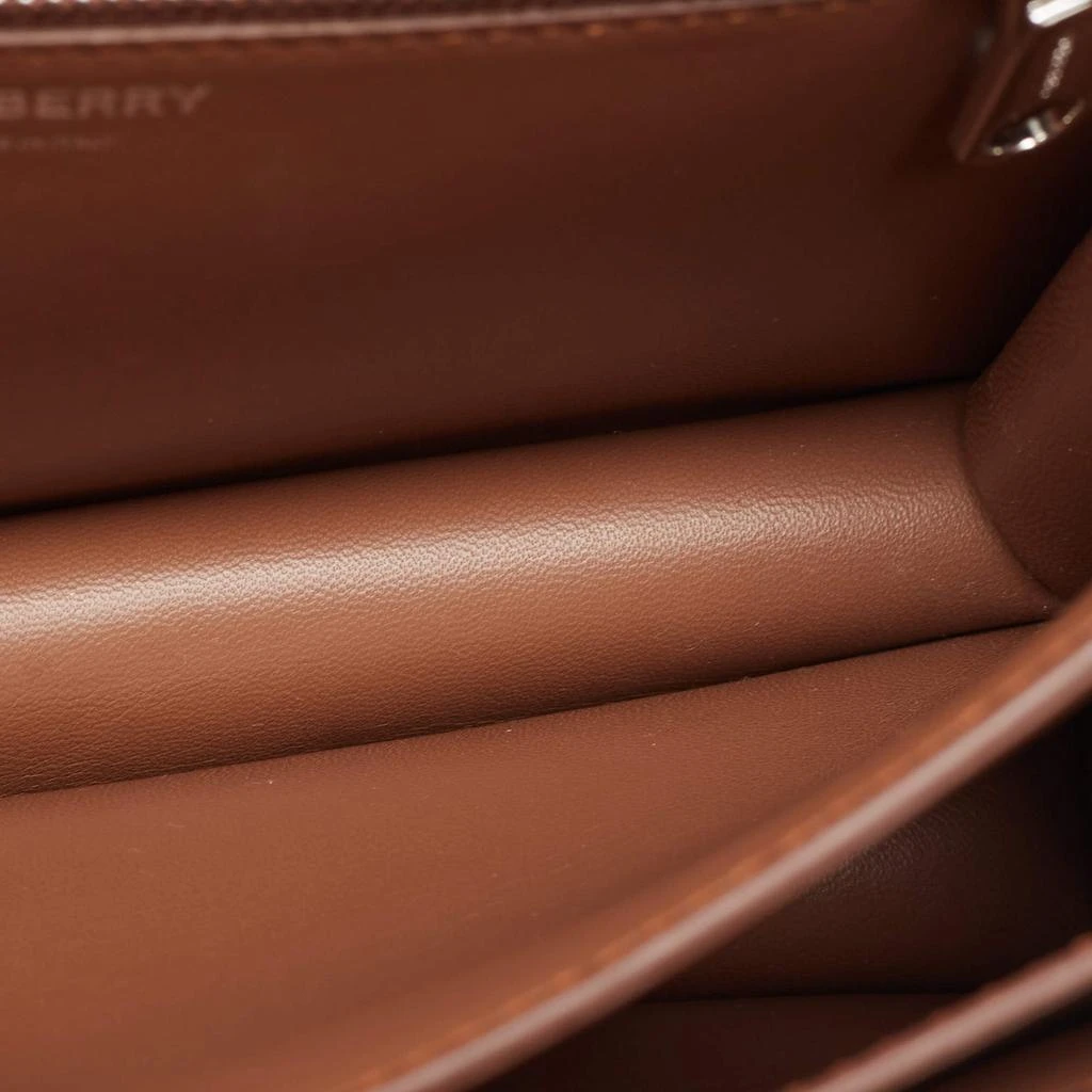 Burberry Burberry Brown Leather Small TB Shoulder Bag 8