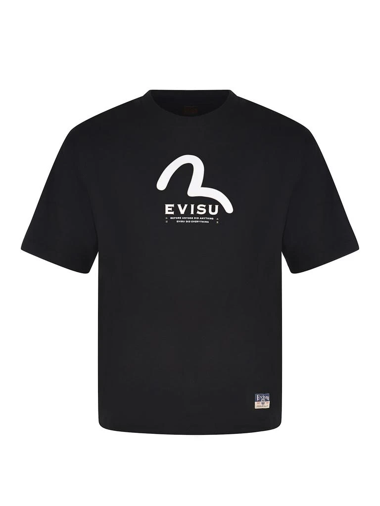 Evisu T-shirt  Black Cotton. 1