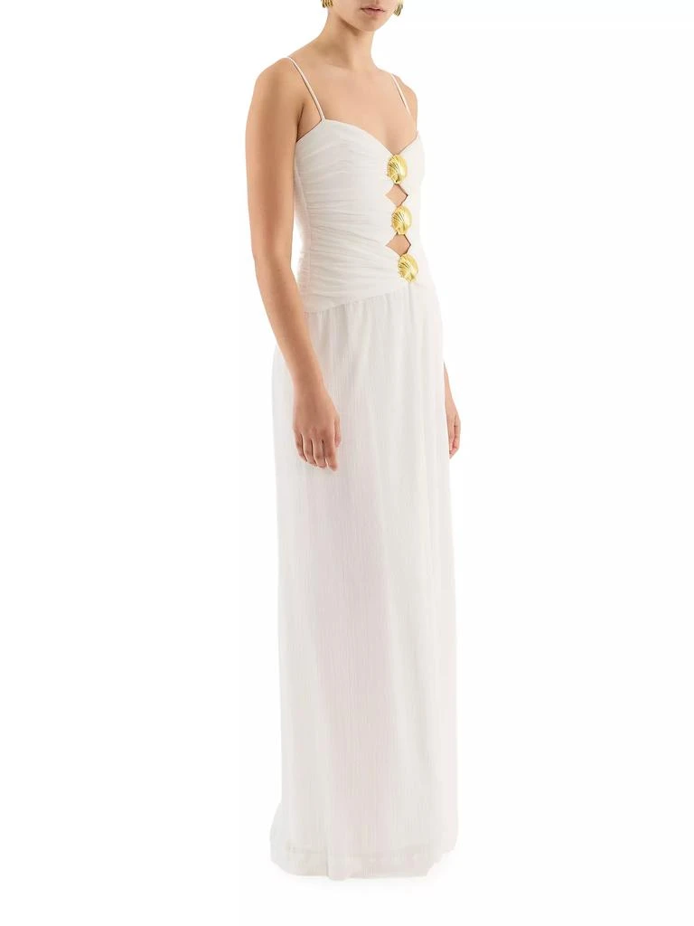 Rebecca Vallance Guinevere Cut-Out Slip Gown 3