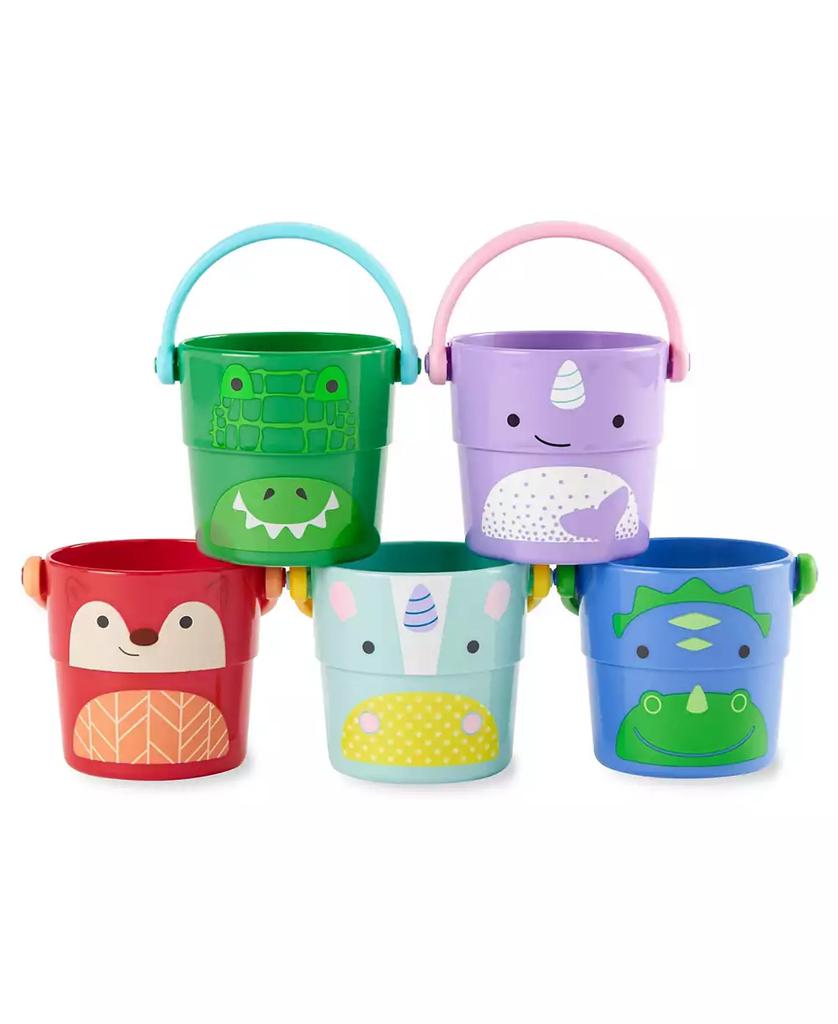 Skip Hop Zoo Stack and Pour Buckets Toy