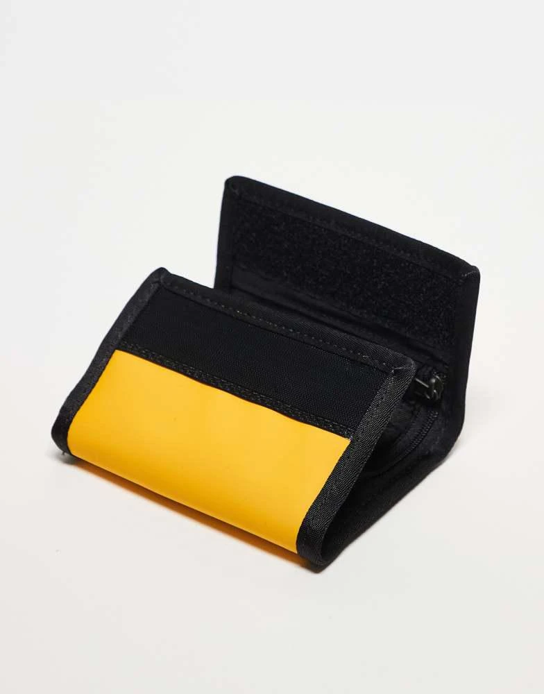 The North Face The North Face Base camp wallet in black and yellow 3