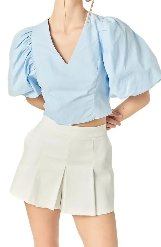 Endless Rose V-Neck Crop Top