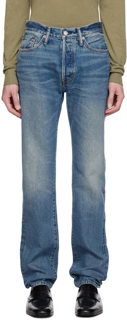 Tom Ford Blue Standard Jeans 1