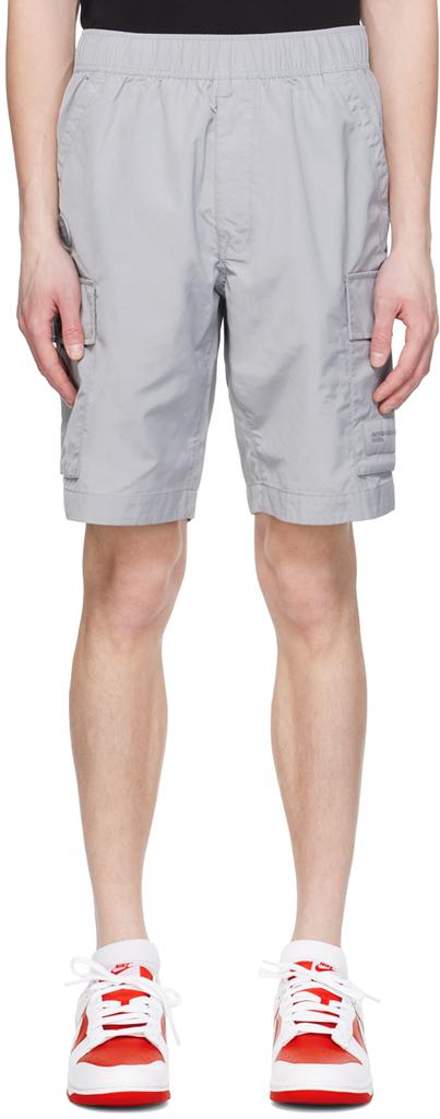 AAPE by A Bathing Ape Gray Drawstring Shorts