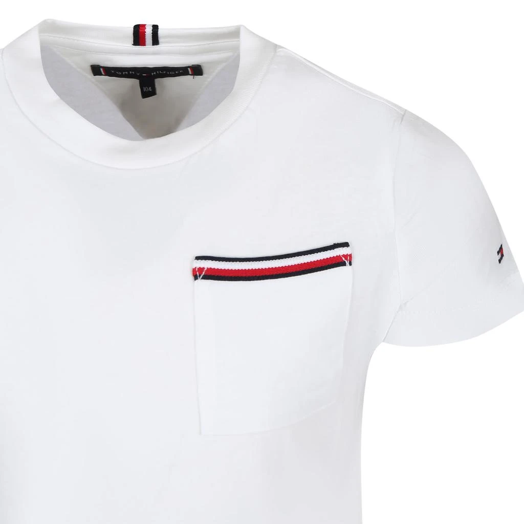 Tommy Hilfiger White T-shirt For Boy With Logo 3