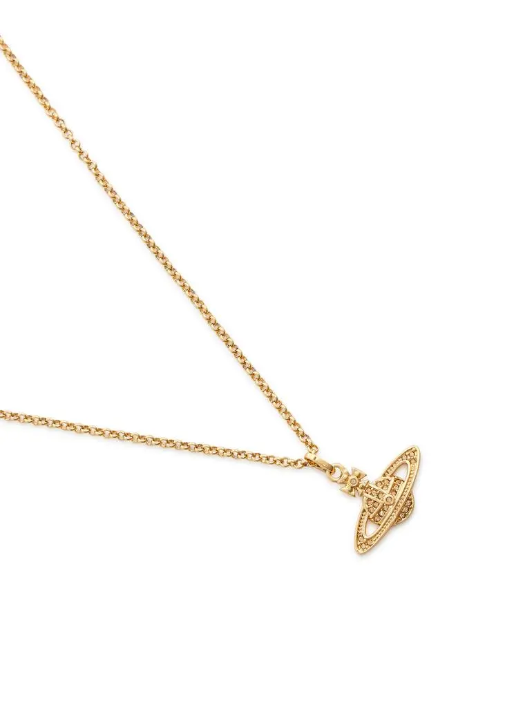 Vivienne Westwood Mini Bas Relief embellished orb necklace 2