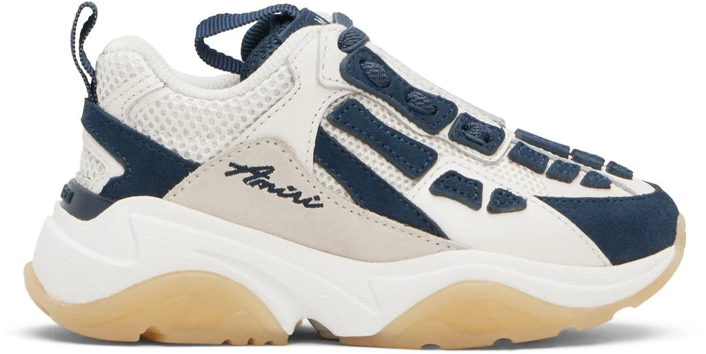 AMIRI Kids White
Navy Bone Runner Sneakers